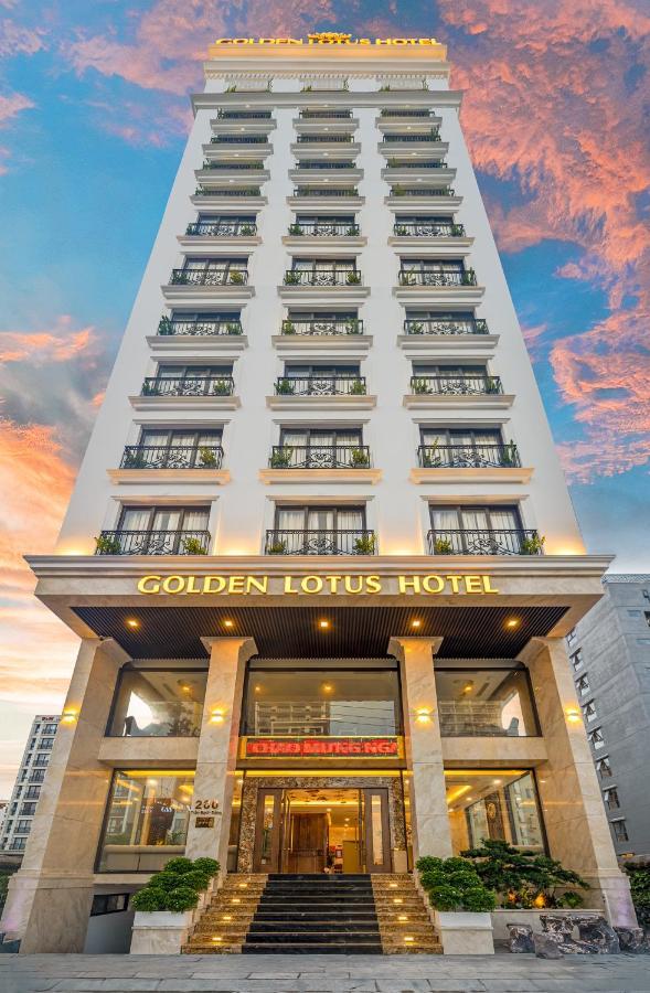 Golden Lotus Hotel Da Nang - Rooftop Bar Sea View Экстерьер фото